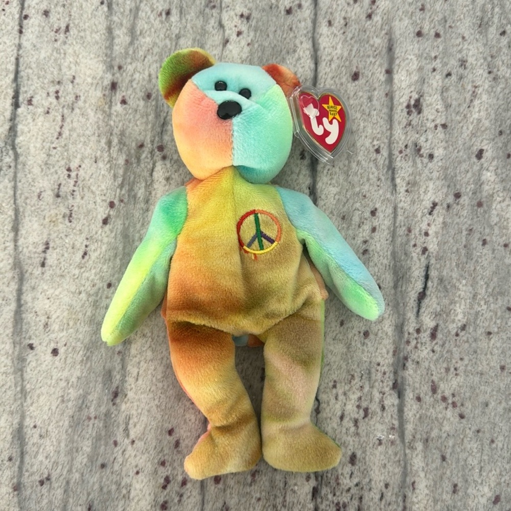 1996 Peace Bear Beanie Baby
